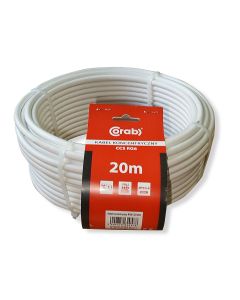 Coaxial cable RG6 CCS CORAB blister 20m